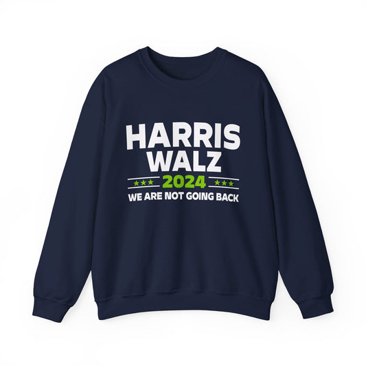 “Harris Walz 2024 (Brat Green)” Unisex Sweatshirt