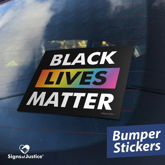 Black Lives Matter (LGBTQ+) Bumper Stickers