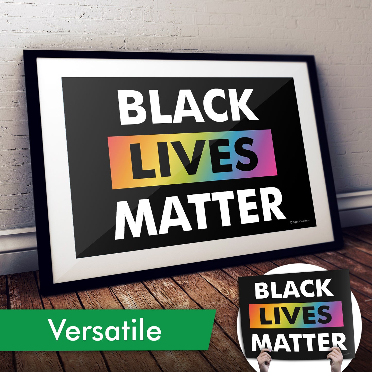 Black Lives Matter (LGBTQ+) Cardstock Print