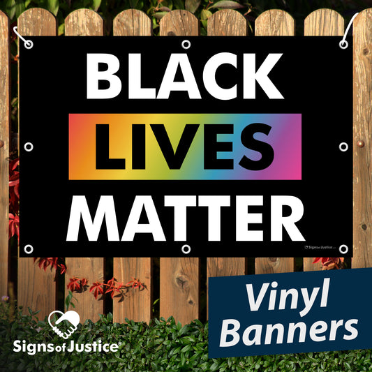 Black Lives Matter (LGBTQ+) Vinyl Banner