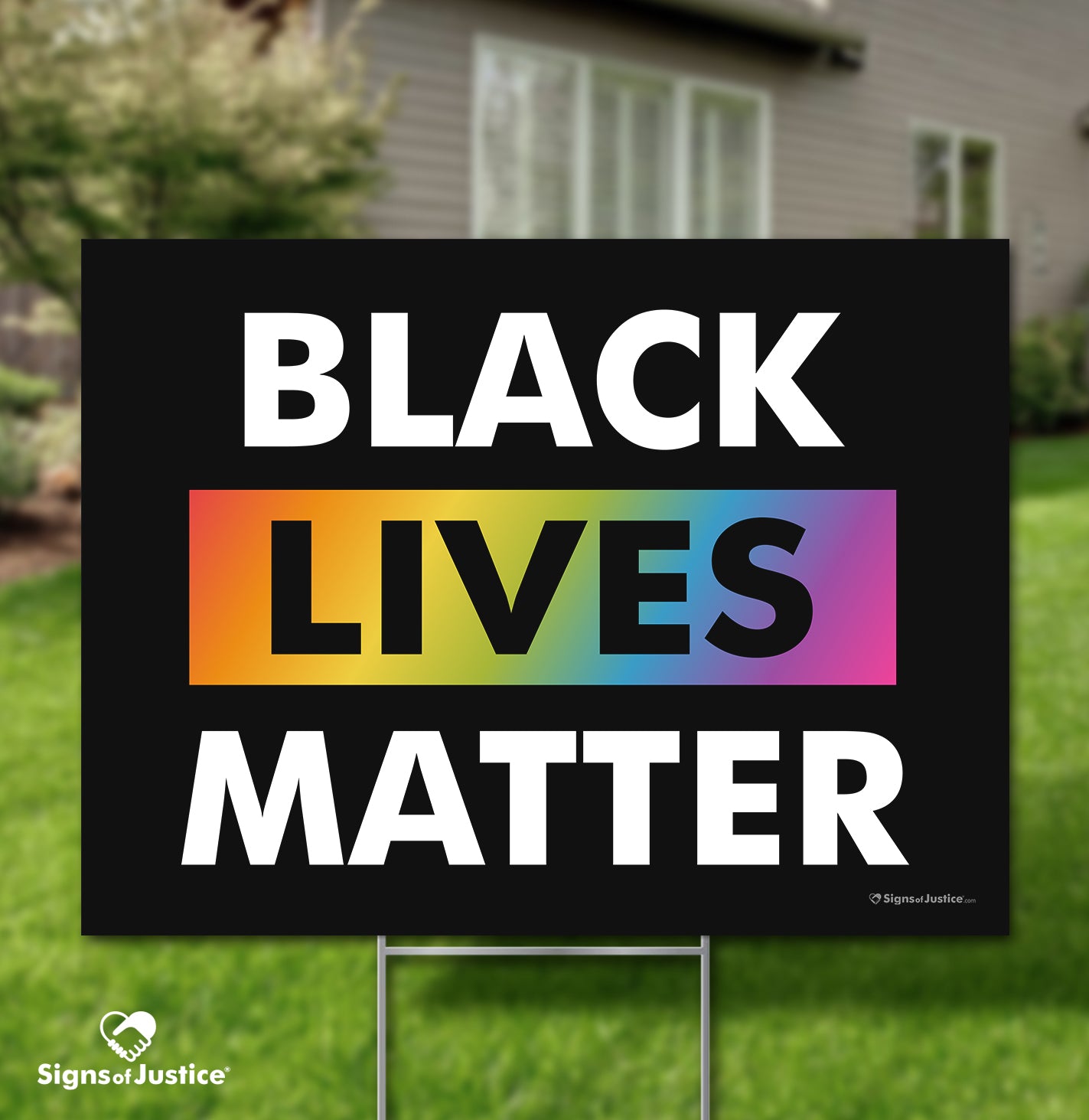 Black Lives Matter (LGBTQ+) Yard Sign