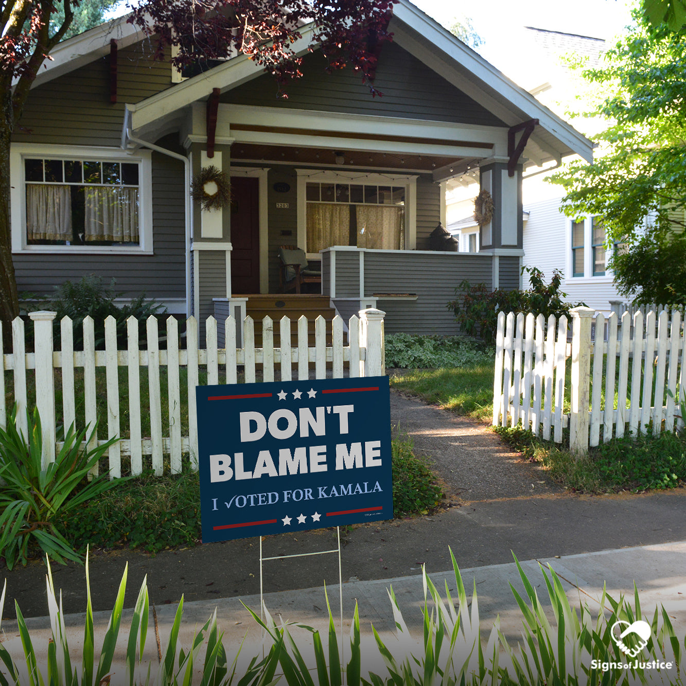 "DON'T BLAME ME. I voted for Kamala" Yard Sign