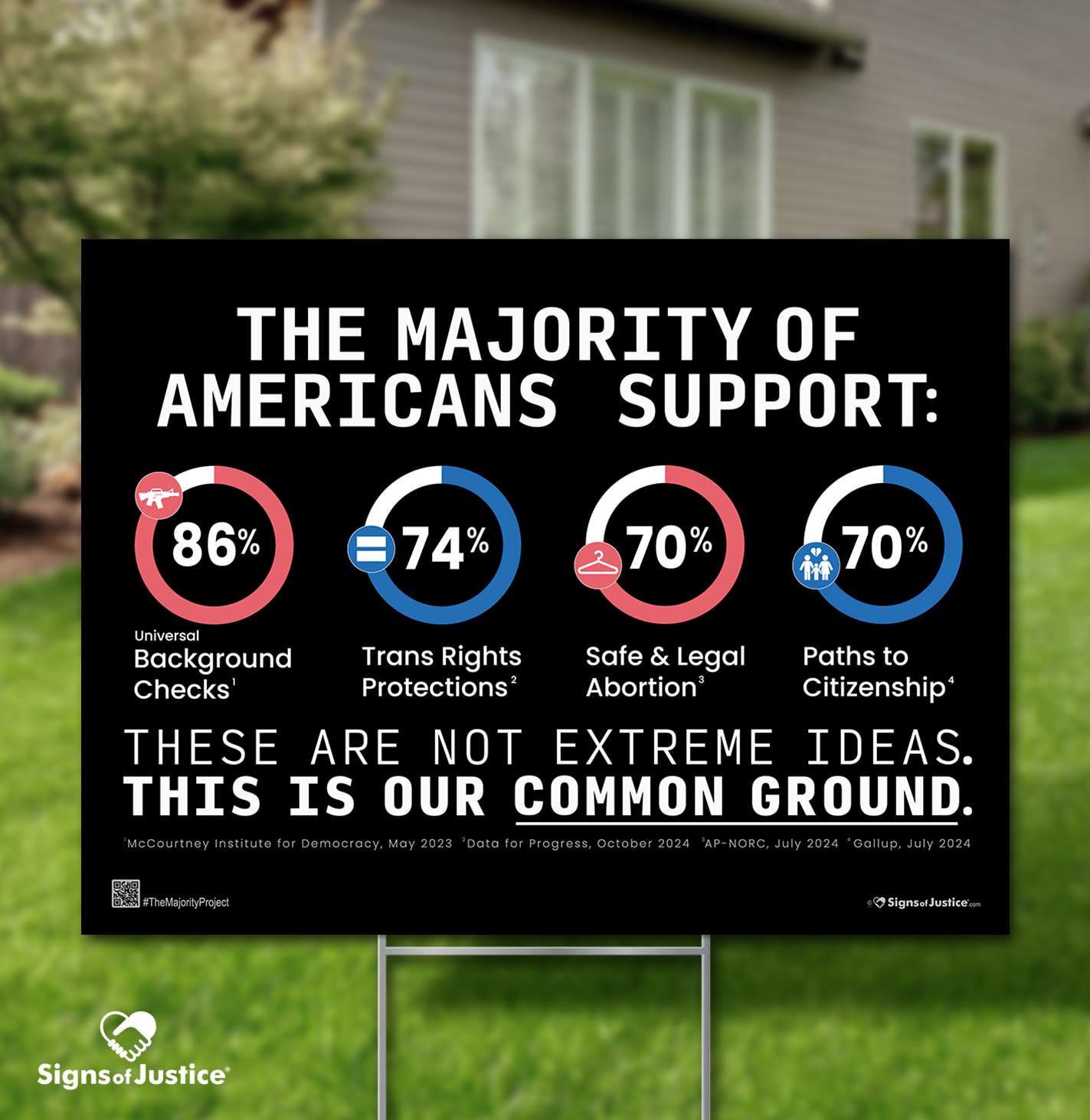 "The Majority Project" Yard Sign