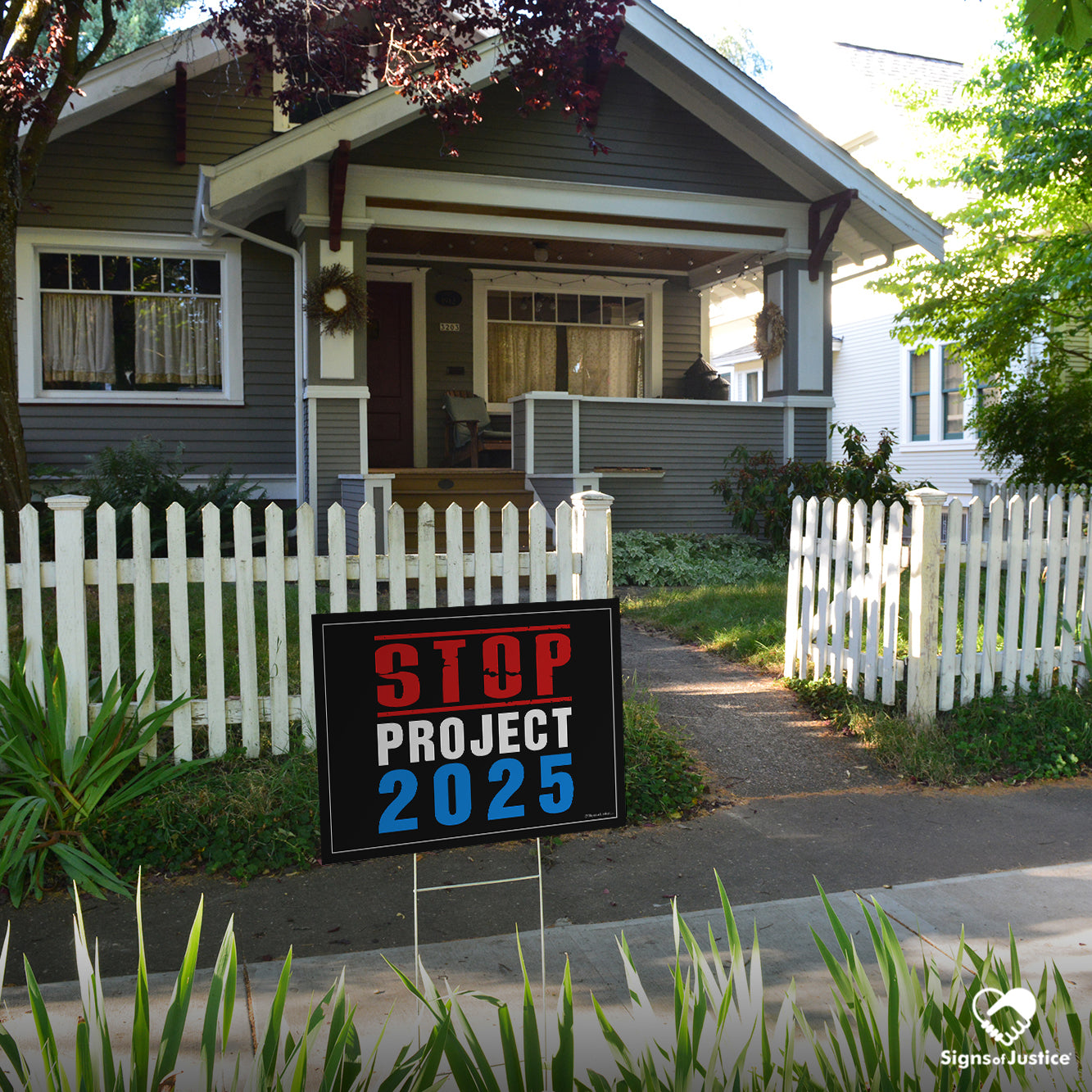 "STOP Project 2025" Yard Sign