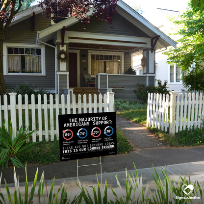 "The Majority Project" Yard Sign