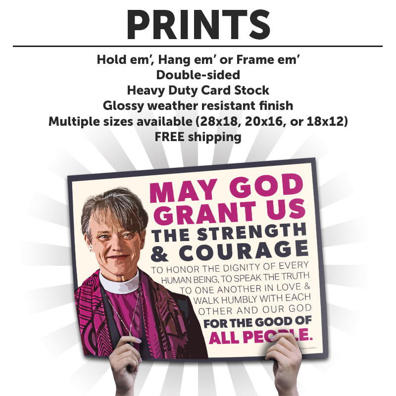 "Mariann Budde Bishop" Cardstock Print