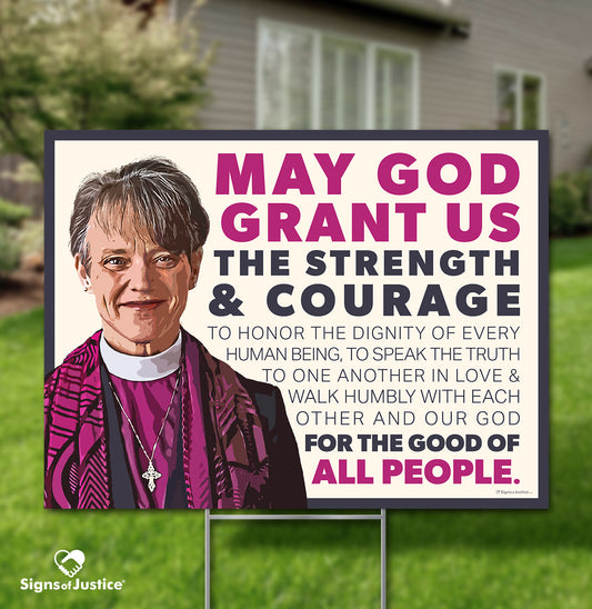 "Mariann Budde Bishop" Yard Sign