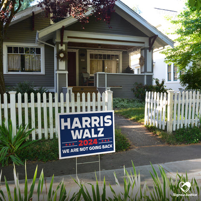 "Harris Walz 2024" Campaign Yard Sign