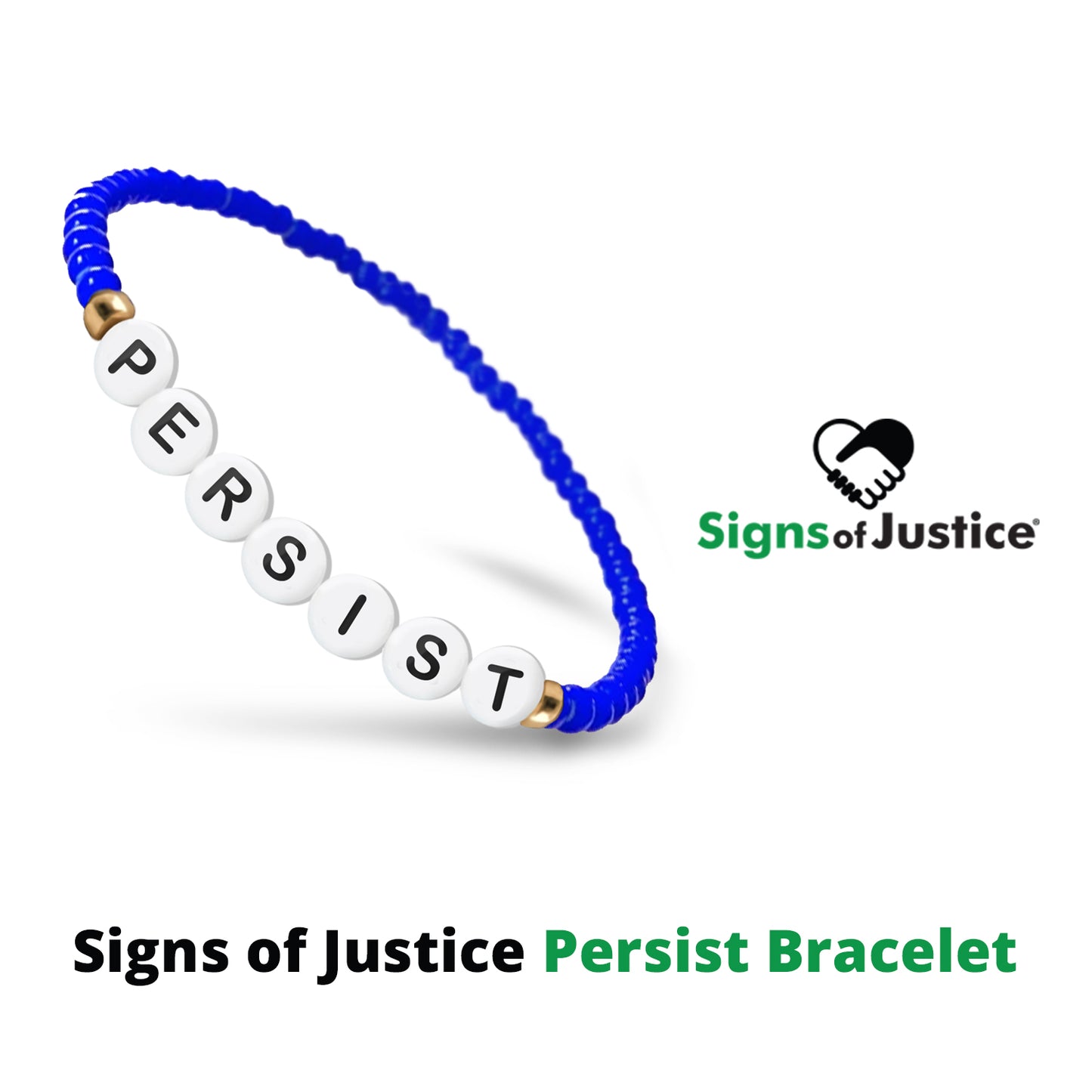 Beaded Persist Bracelet (50% of profits donated)