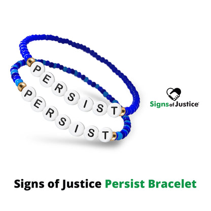 Beaded Persist Bracelet (50% of profits donated)