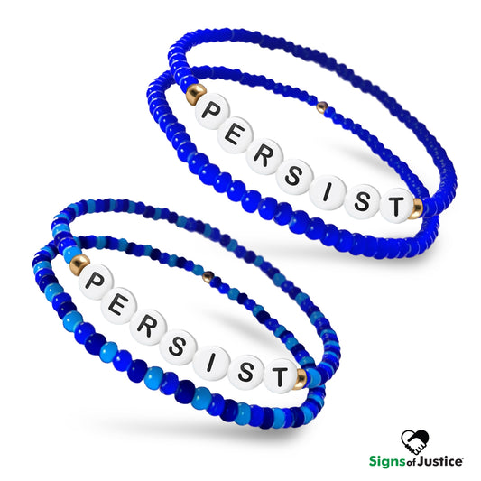 Beaded Persist Bracelet (50% of profits donated)