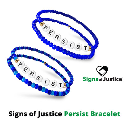 Beaded Persist Bracelet (50% of profits donated)