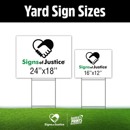 "STOP Project 2025" Yard Sign