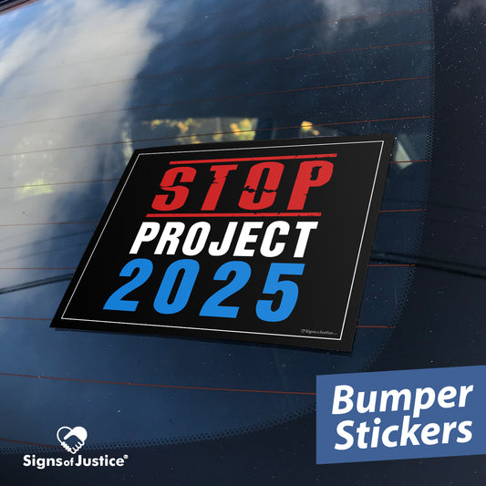 "STOP Project 2025" Bumper Sticker