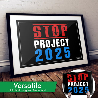 "STOP Project 2025" Cardstock Print